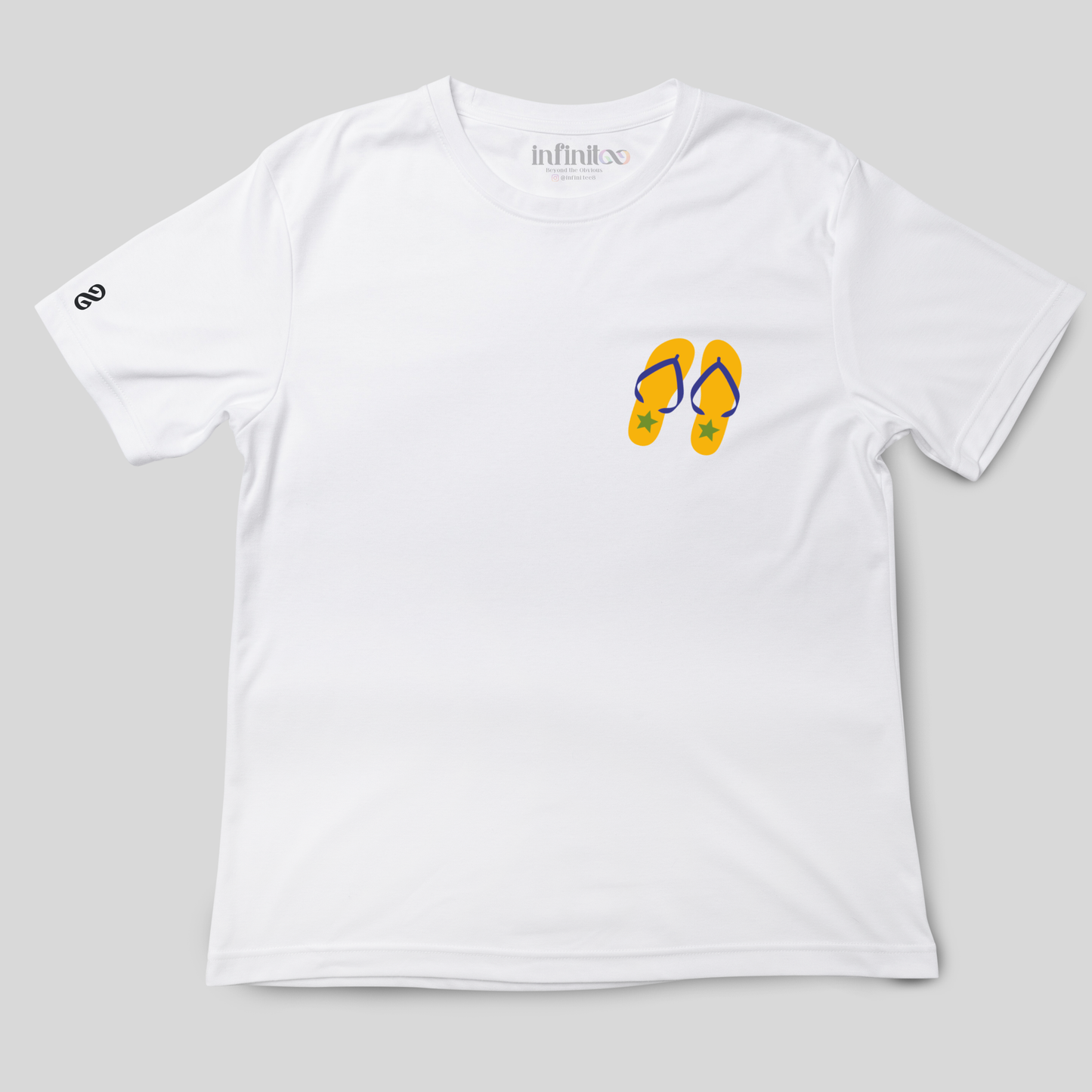 Give Your Jumps Basic White/Black Unisex T-shirt