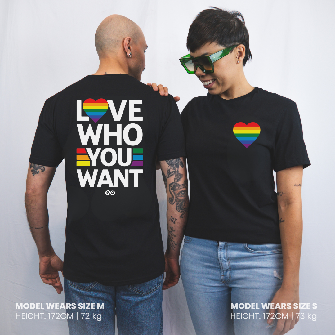 Love Who You Want Premium Cotton Unisex T-Shirt