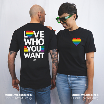 Love Who You Want Premium Cotton Unisex T-Shirt