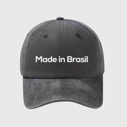 Made in Brasil Stonewashed Embroidered Hat