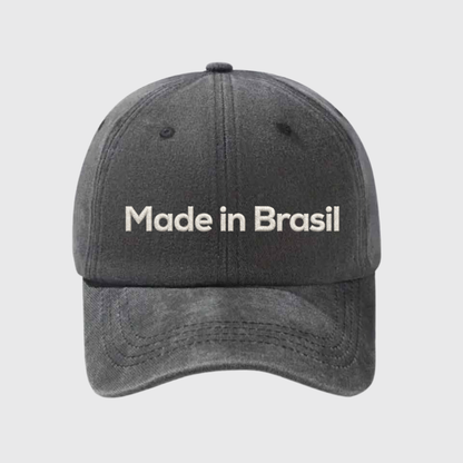 Made in Brasil Stonewashed Embroidered Hat