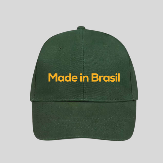 Made in Brasil - Green Embroidered Hat