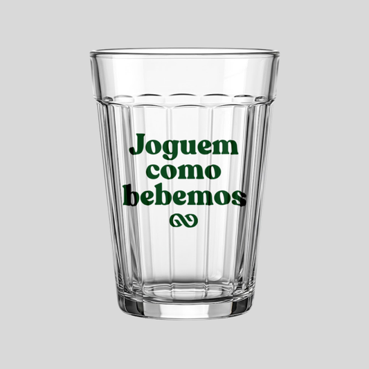 Brazilian Glass Cup – Joguem como bebemos  by Infinitee