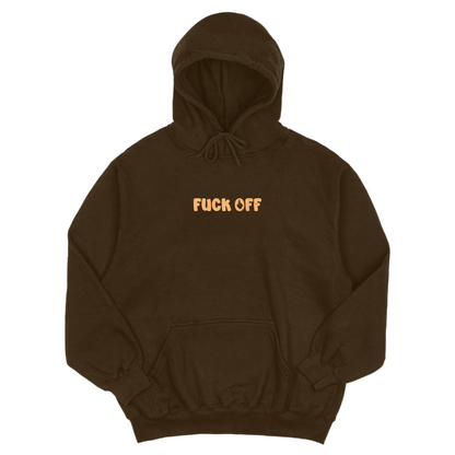 Positive Mindset (Fuck Off) - Brown Unisex Hoodie