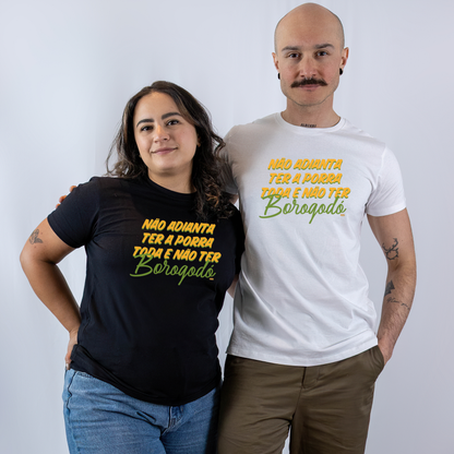 Borogodó Basic White/Black Unisex T-shirt
