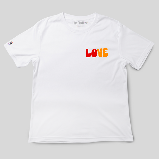 Love Has No Gender Basic White Unisex T-shirt