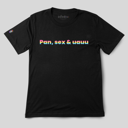 Pansexuauu Basic White/Black Unisex T-shirt