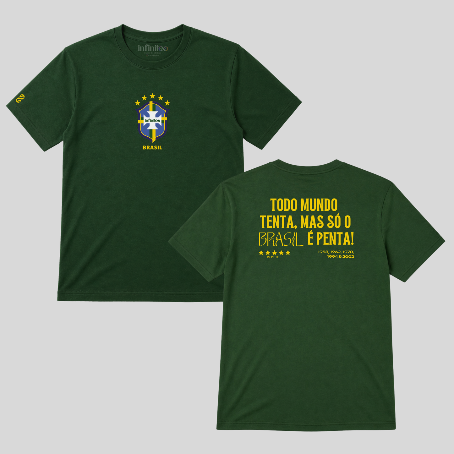 Todo Mundo Tenta, mas só o Brasil é Penta Basic Unisex T-shirt
