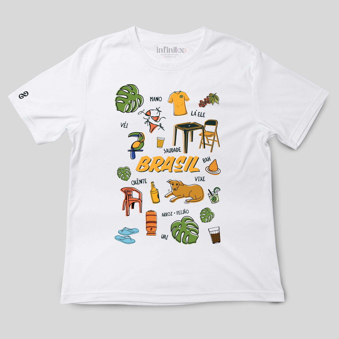 Puro Suco do Brasil Basic White Unisex T-shirt