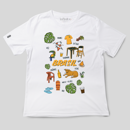 Puro Suco do Brasil Basic White Unisex T-shirt