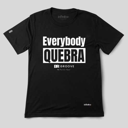 Everybody Quebra White/Black Unisex Basic T-shirt