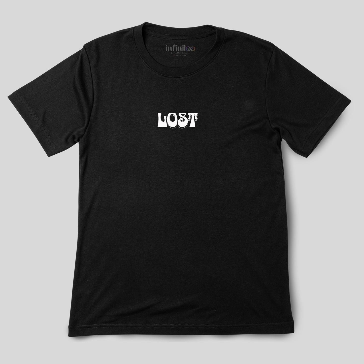 Don't Follow Me, I'm Lost Too Basic Black Unisex T-shirt