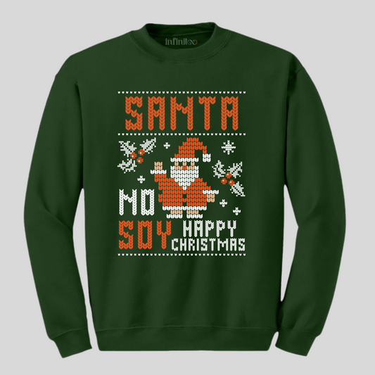Unisex Santa No Soy Forest Greey Sweatshirt