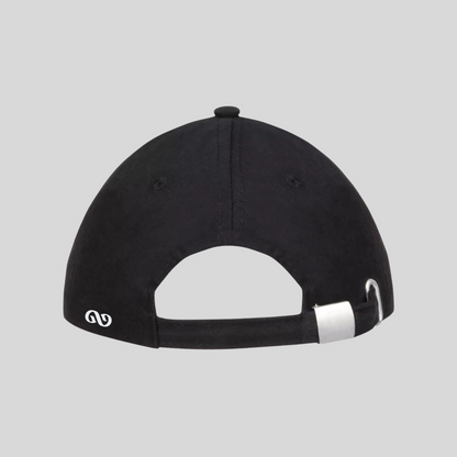 Life is not a Strawberry - Black Embroidered Hat