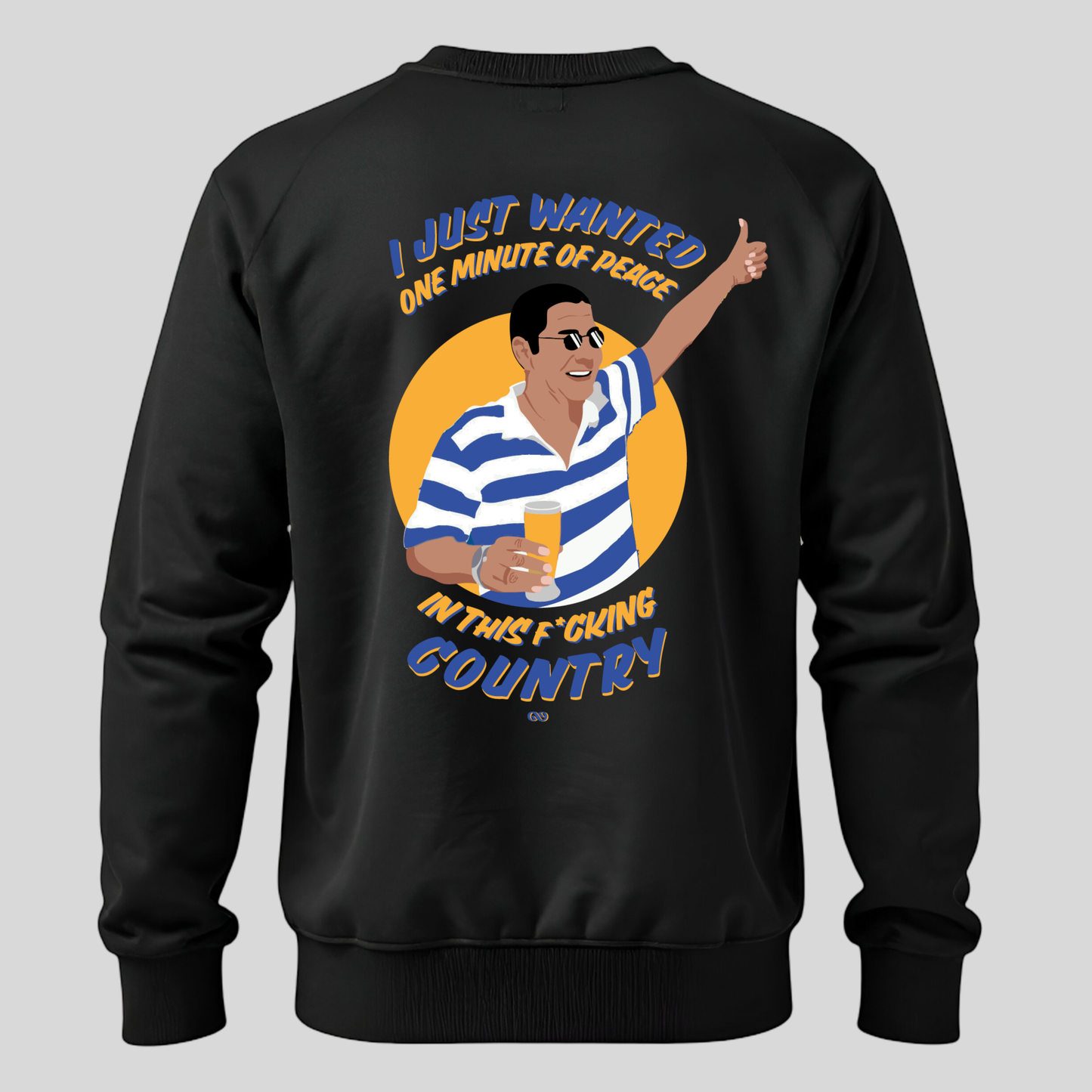 Zeca Black Unisex Sweatshirt