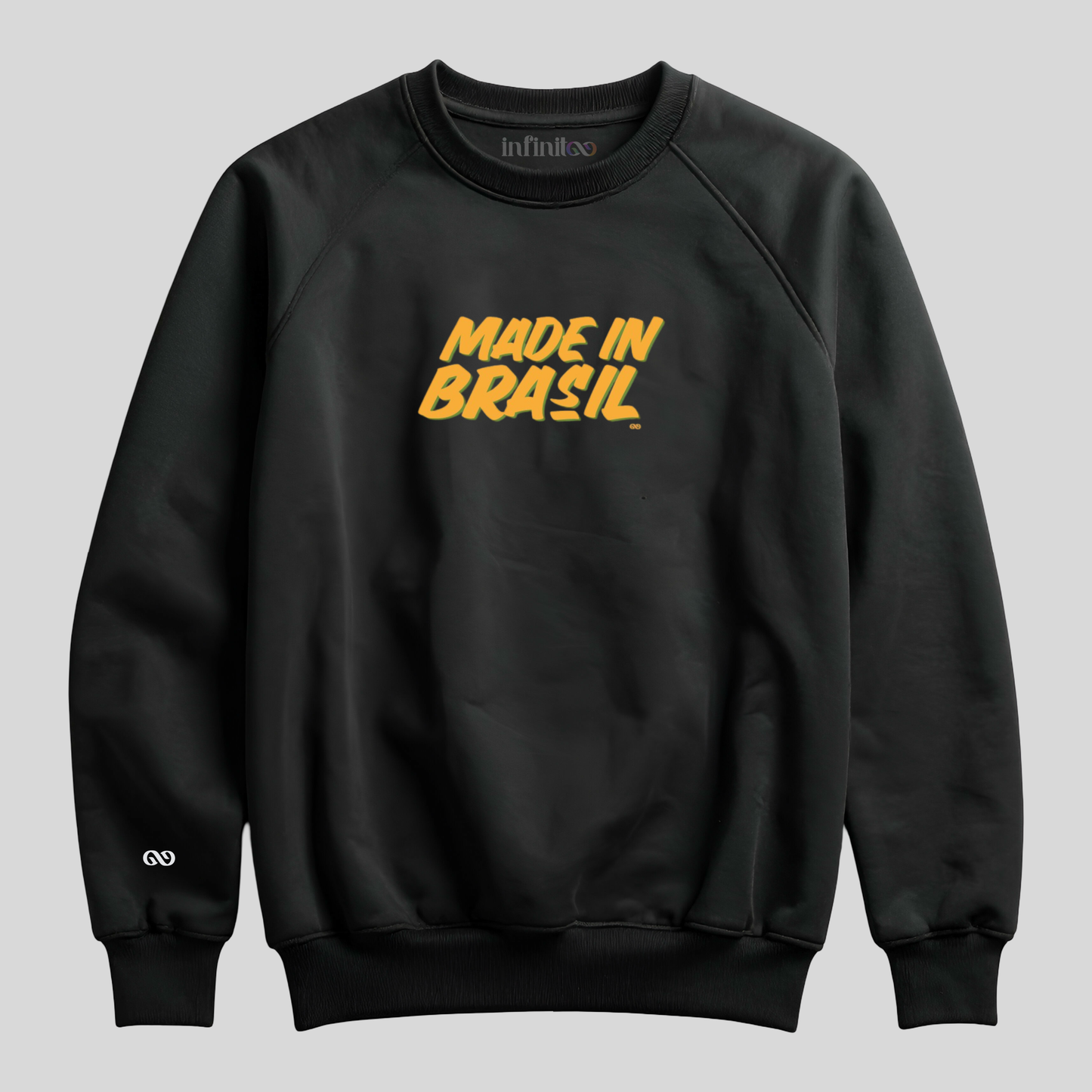 Made In Brasil Black Unisex Sweatshirt