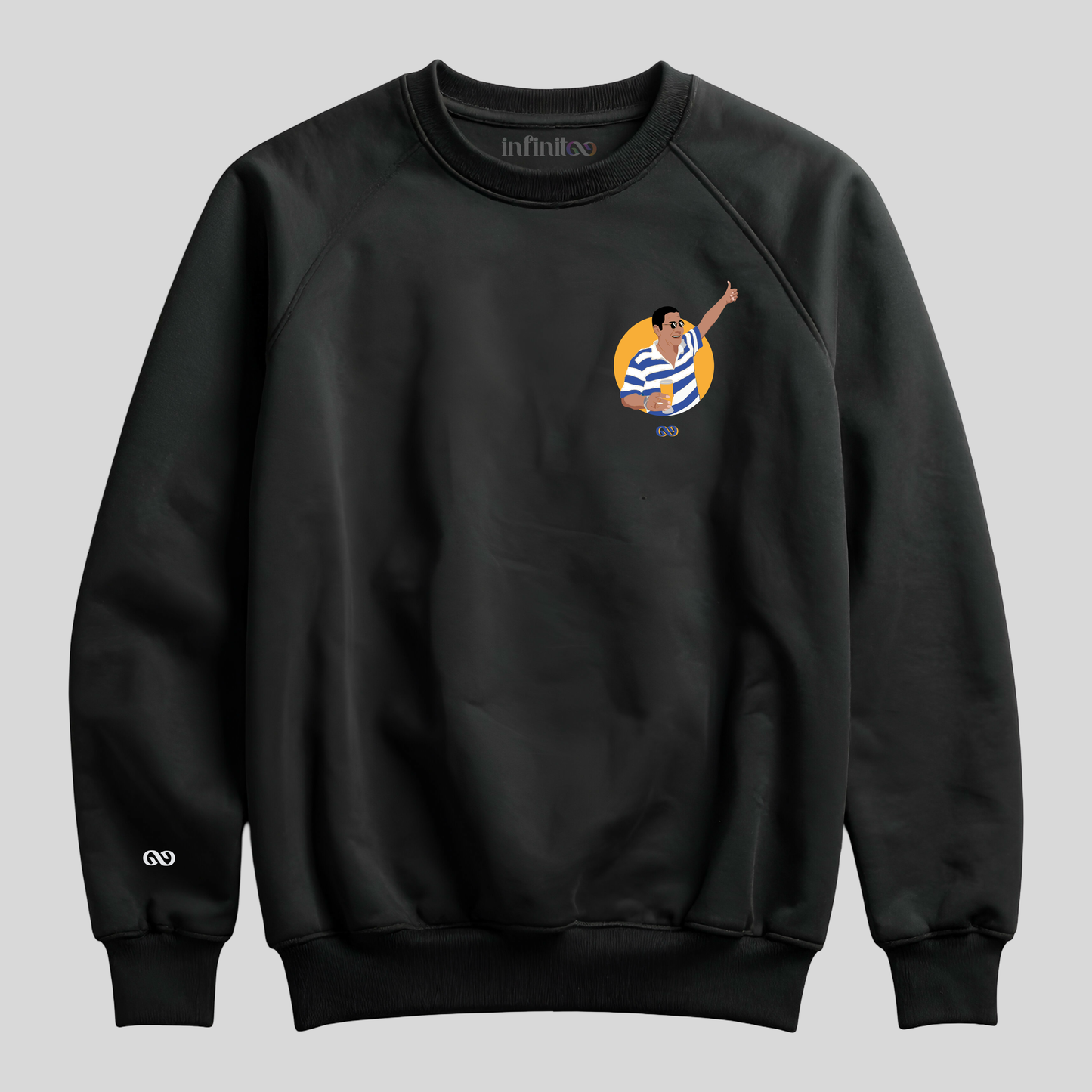 Zeca Black Unisex Sweatshirt