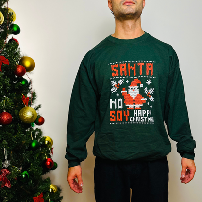 Unisex Santa No Soy Forest Greey Sweatshirt