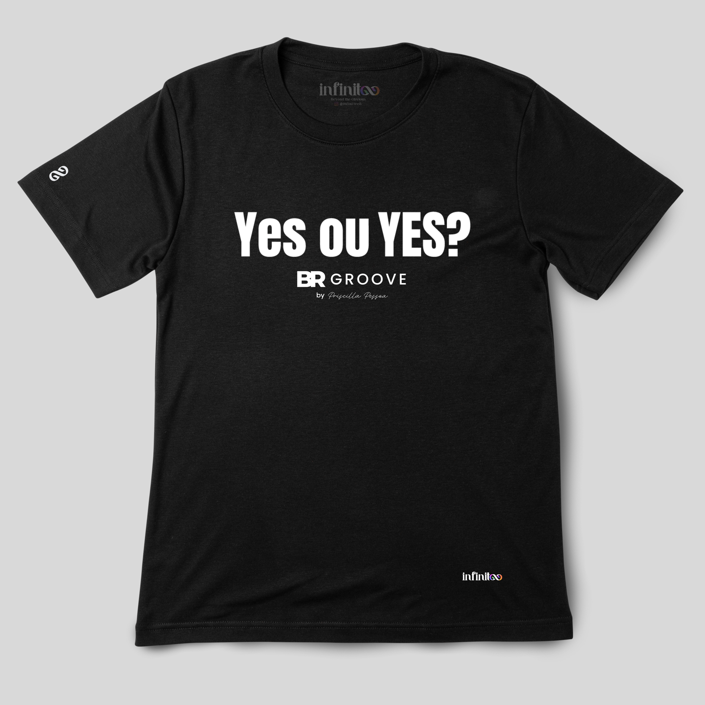 Yes ou YES White/Black Unisex Basic T-shirt (Cópia)