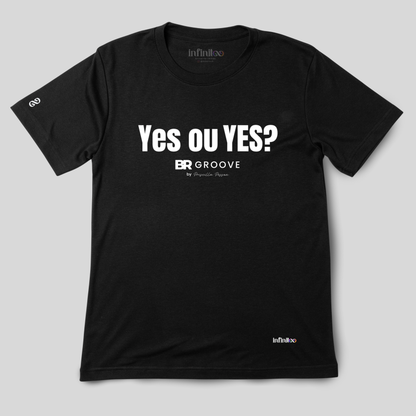 Yes ou YES White/Black Unisex Basic T-shirt (Cópia)