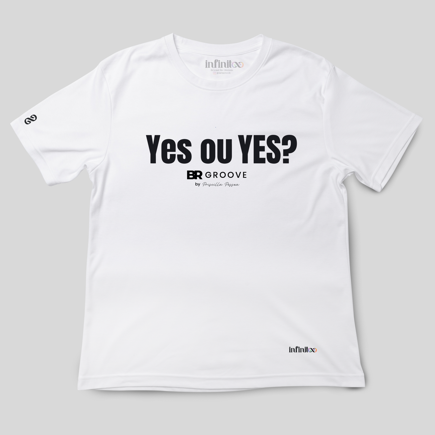 Yes ou YES White/Black Unisex Basic T-shirt (Cópia)