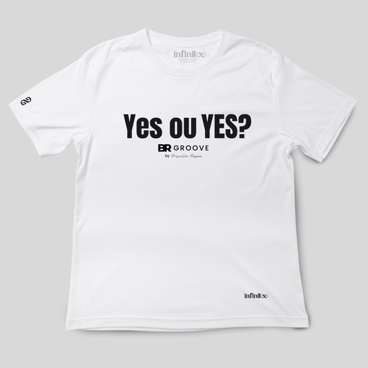 Yes ou YES White/Black Unisex Basic T-shirt (Cópia)