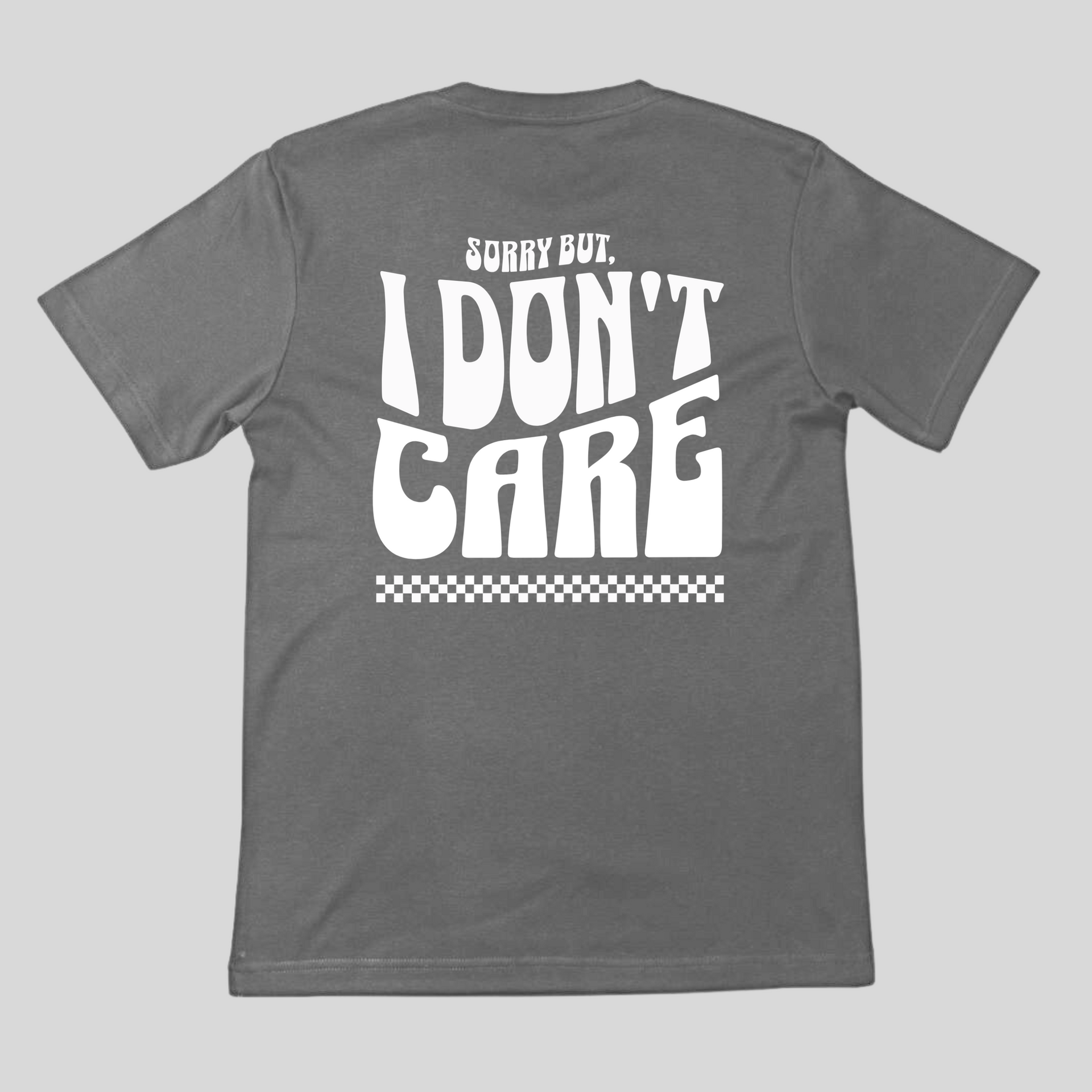 I Don't Care Basic Grey Unisex T-shirt – Infinitee Store